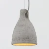 Beton pendellampen Lenna i grå