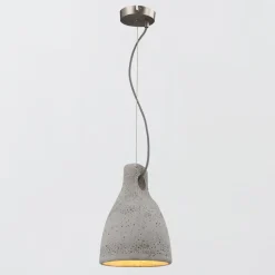 Beton pendellampen Lenna i grå