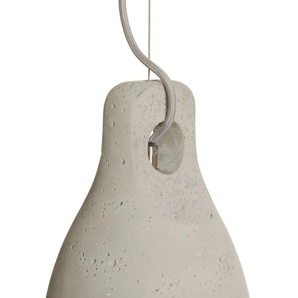 Beton pendellampen Lenna i grå