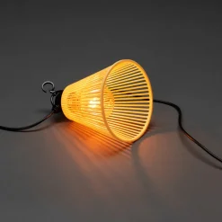 Biergarten lyskæde, basissæt med skærm, gul