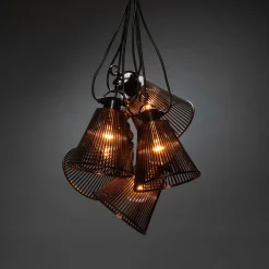 Biergarten lyskæde, udvidelse, sort skærm