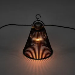 Biergarten lyskæde, udvidelse, sort skærm