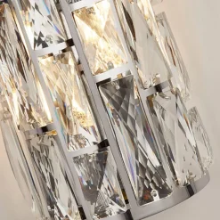 Bijou væglampe med krystaller