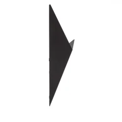 Bird 3201 uplight væglampe, trekantet design, sort