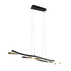 Blaze LED-pendel, CCT, dæmpbar, messing