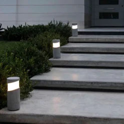 Block sokkellampe i beton