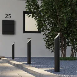 Booper LED-gadelampe antracit mat