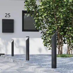 Booper LED-gadelampe antracit mat