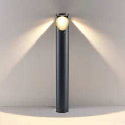 Booper LED-gadelampe antracit mat