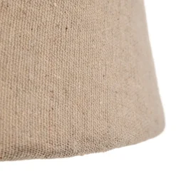 Bordlampe Agar med stofskærm og træelement