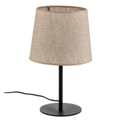 Bordlampe Chicago med skærm i hør