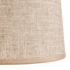 Bordlampe Chicago med skærm i hør