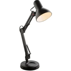 Bordlampe Famous med tre led, sort