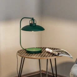 Bordlampe Felix, grøn/guld