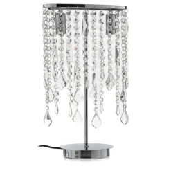 Bordlampe Laila med krystalophæng, 2 lyskilder