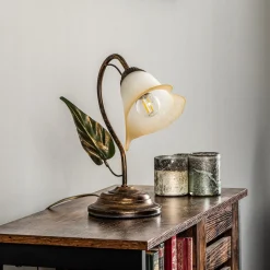 Bordlampe Miranda 1 lyskilde, bronze