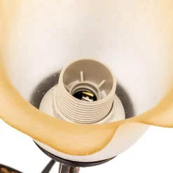 Bordlampe Miranda med 3 lyskilder, bronze