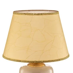 Bordlampe Mozart i elfenben/guld