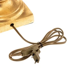 Bordlampe Mozart i elfenben/guld