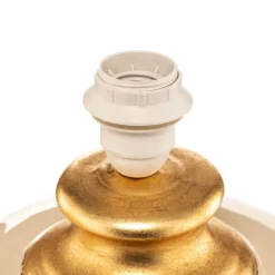 Bordlampe Mozart i elfenben/guld