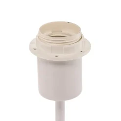 Bordlampe Roller, hvid/guld, højde 50 cm