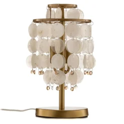 Bordlampe Ruben med perlemorskiver