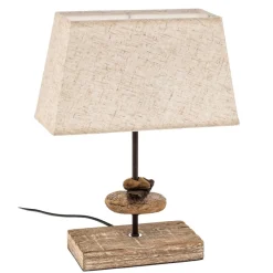 Bordlampe Seregon med stofskærm, højde 39 cm