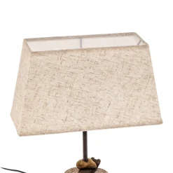 Bordlampe Seregon med stofskærm, højde 39 cm