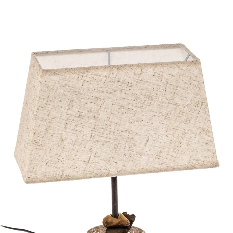 Bordlampe Seregon med stofskærm, højde 39 cm