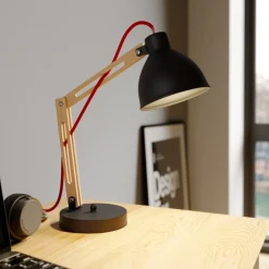 Bordlampe Skansen, justerbar, sort