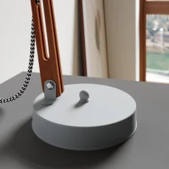 Bordlampe Skansen, justerbar, grå