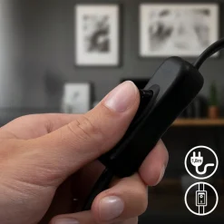 Bordlampe Skriva, beige, metal, GU10, 38 cm, drejelig