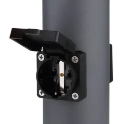 Boston sokkellampe med stikkontakter