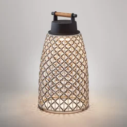 Bover Nans M/49/R Akku-bordlampe til udendørs brug brun