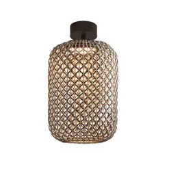 Bover Nans PF/31.2 LED udendørs loftslampe, brun