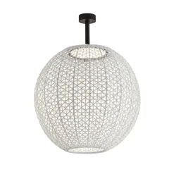 Bover Nans Sphere PF/80 LED udendørs loftslampe beige