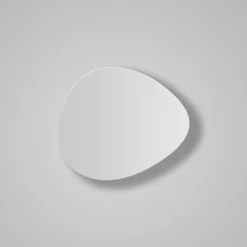 Bover Tria 01 LED-væglampe, hvid, 21,5 cm, dæmpes