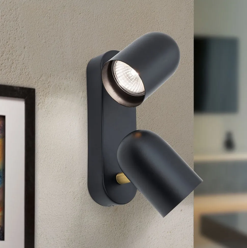 Bradley væglampe 2 lyskilder, drejelig