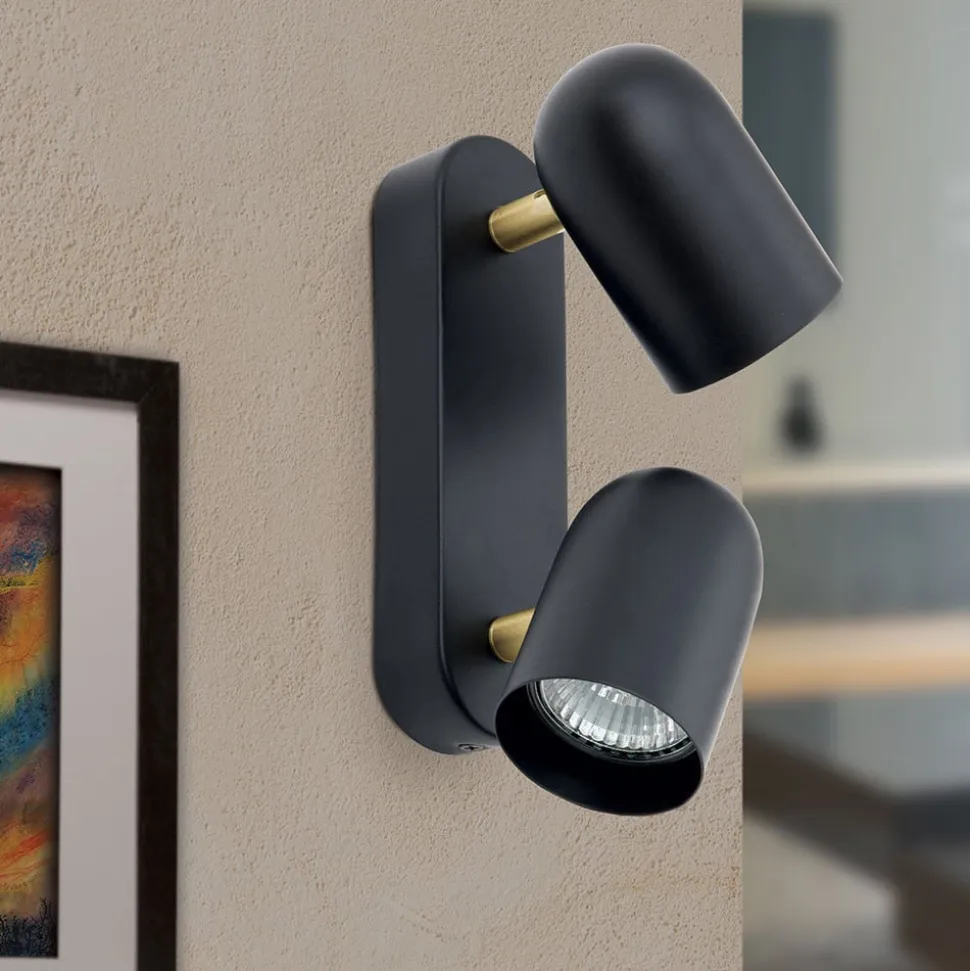 Bradley væglampe 2 lyskilder, drejelig