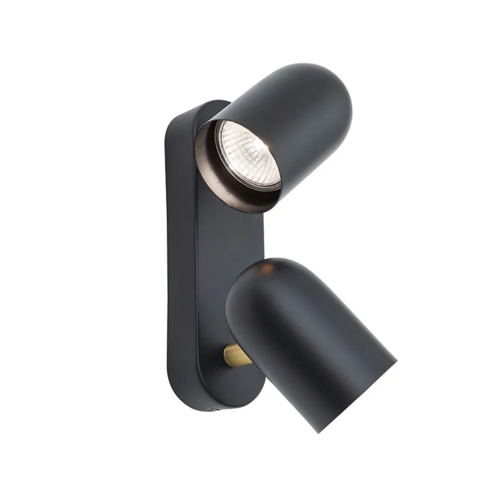 Bradley væglampe 2 lyskilder, drejelig