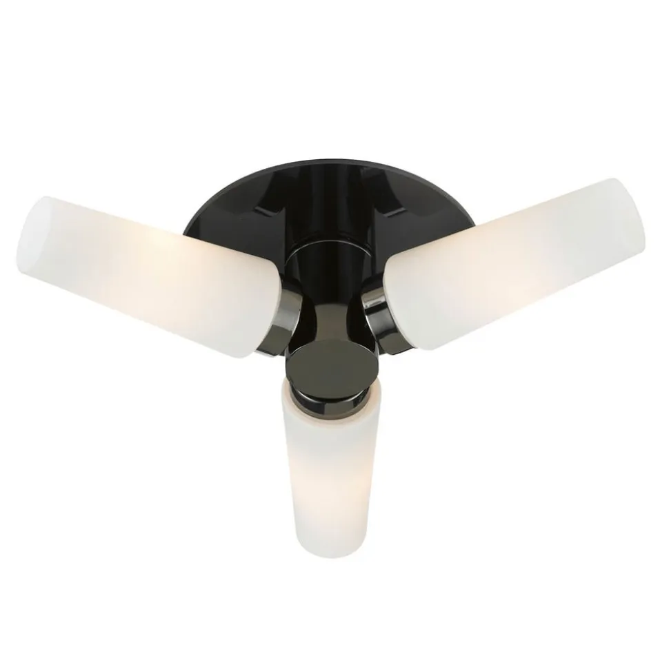 Brastad loftlampe til badeværelse, sort