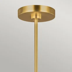 Brianna lysekrone, 9 lyskilder, bruneret messing