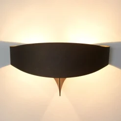 Bronze væglampe Scudo