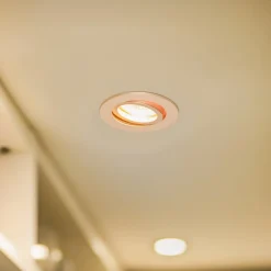 BRUMBERG 0063 forsænket loftspot, rundt, creme