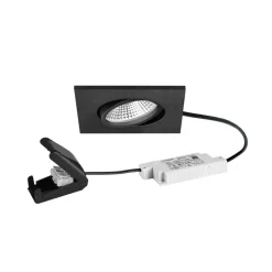 BRUMBERG BB25 indbygningsspot IP65 RC tilslutningsboks sort mat