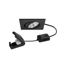 BRUMBERG BB05 LED indbygningsspot on/off tilslutningsboks sort