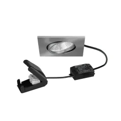 BRUMBERG BB25 LED-spot IP65 on/off-tilslutningsdåse mat nikkel