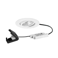 BRUMBERG BB23 LED-spot IP65 RC-dim tilslutningsboks struktureret hvid