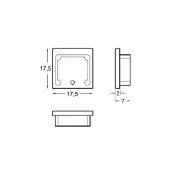 BRUMBERG Et sæt endekapper, høj