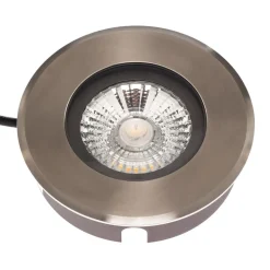 BRUMBERG Hybride Flat LED-gulvlampe til indbygning, 15 cm